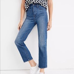 Madewell High Rise Classic Straight Leg Jeans Fawn